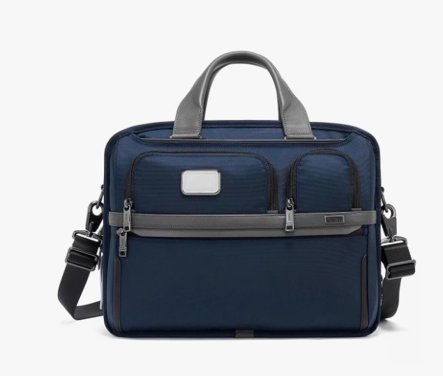 сумка tumi Alpha Expandable Org Laptop Brief Laptop Satchel